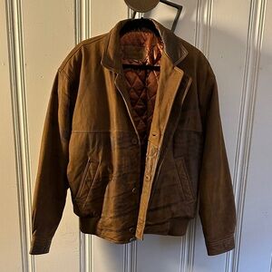 Pebble Beach Brown Bomber Jacket